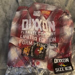 DIXXON Limited Edition Red and White Flannel